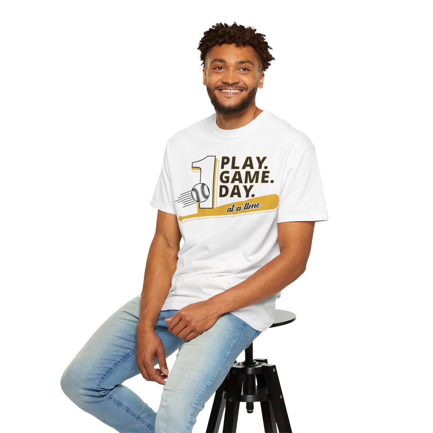 1 Play 1 Game 1 Day At a Time T-shirt by Baller State of Mind