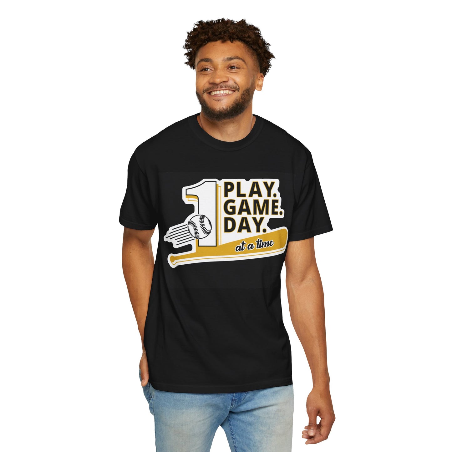 1 PLAY-1 DAY-1 GAME AT A TIME  T-shirt by Baller State of Mind