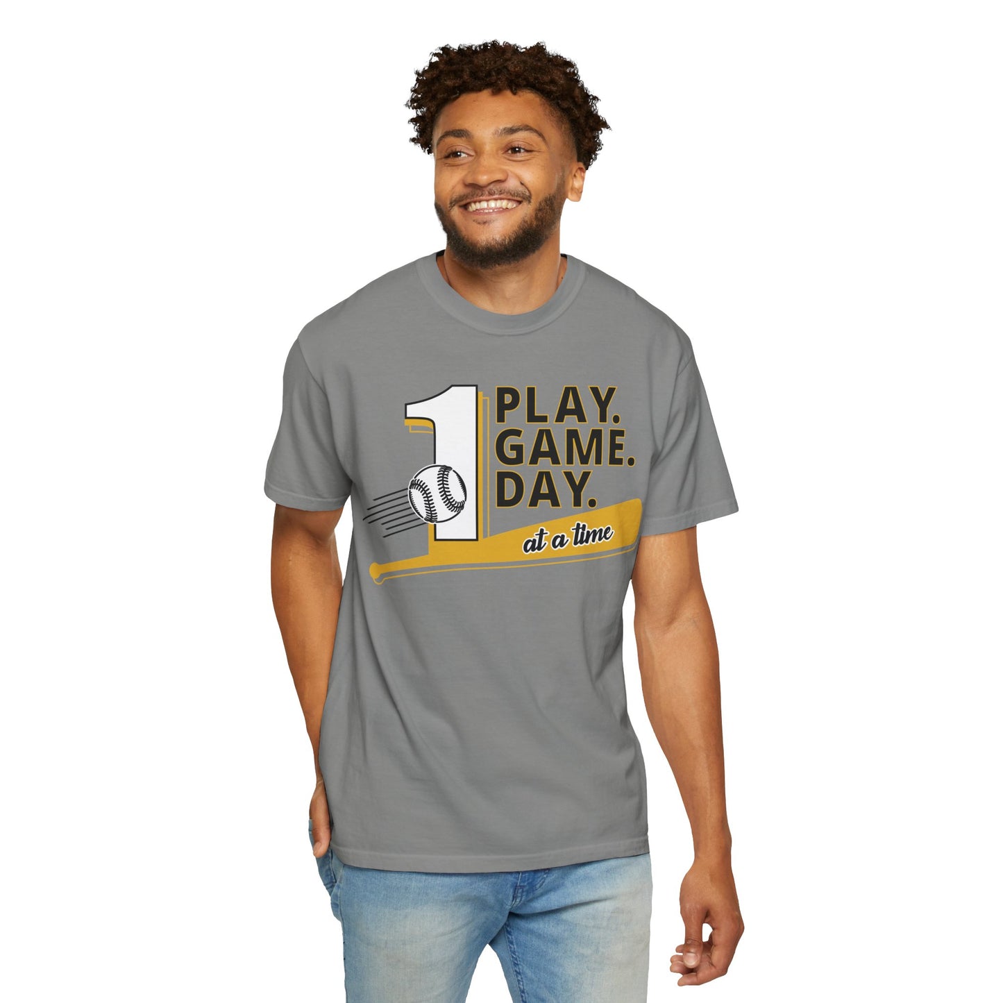 1 Play 1 Game 1 Day At a Time T-shirt by Baller State of Mind