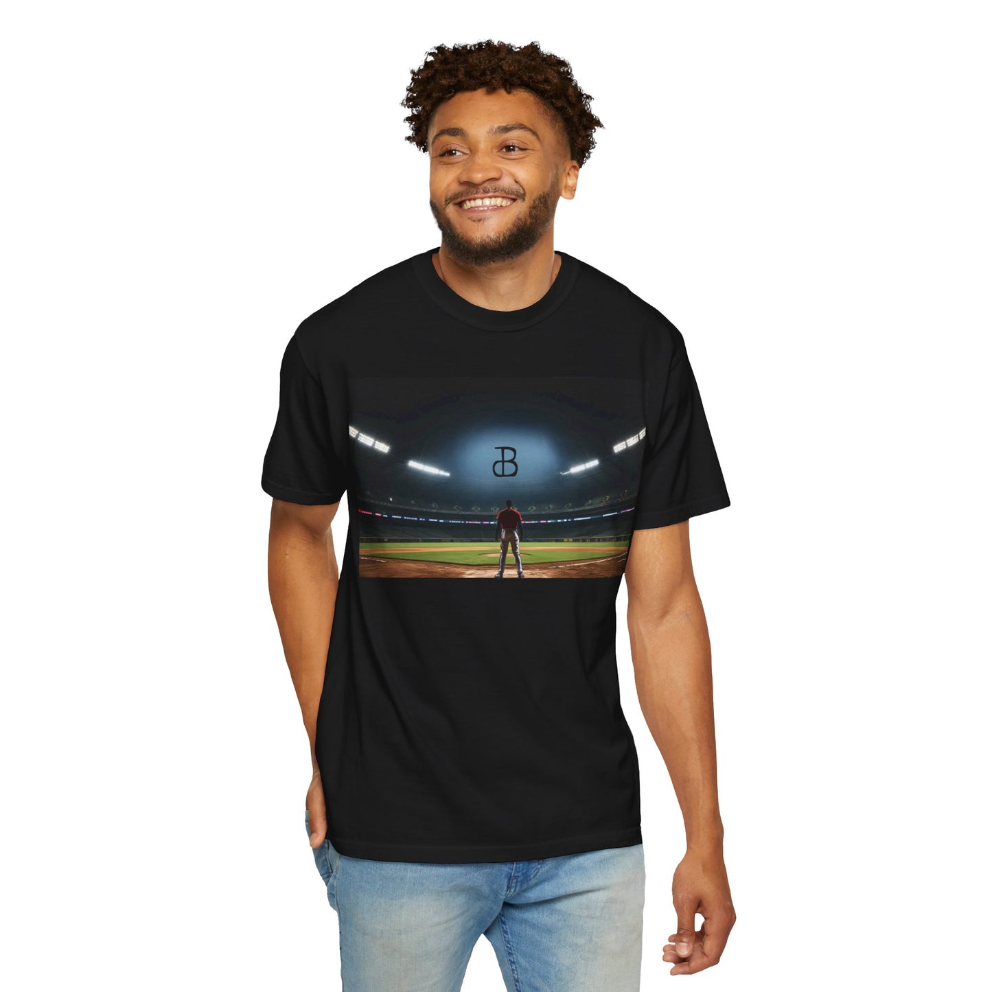 Under The Lights T-shirt - Baseball Themed Athletic Wear