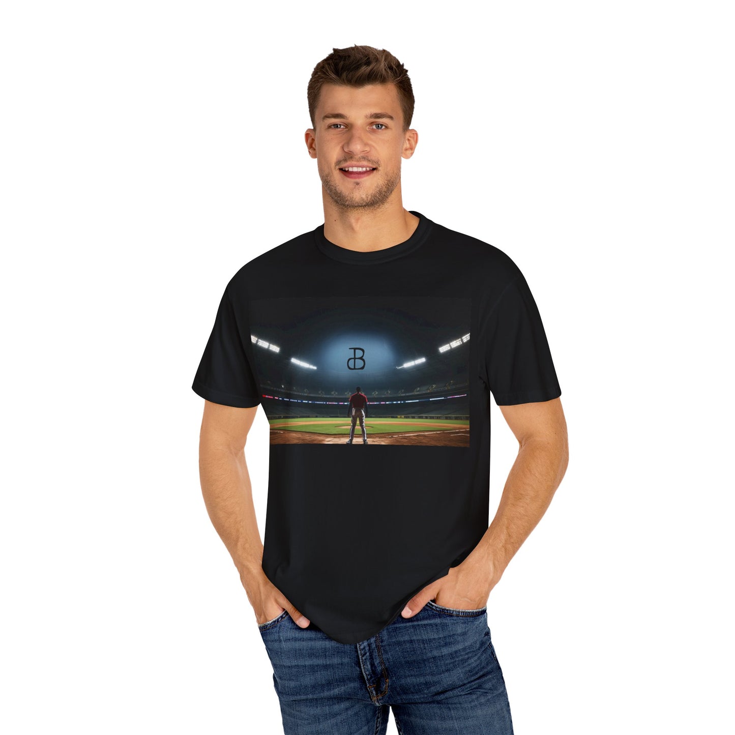 Under The Lights T-shirt - Baseball Themed Athletic Wear